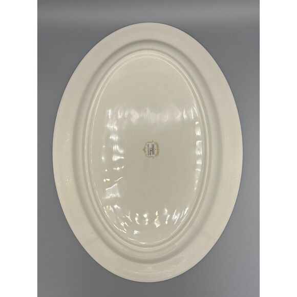 Vintage Syracuse Candelight 14" Oval Serving Platter MCM - Picture 2 of 5